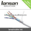 Cat5e SFTP 4P * 24AWG 0.55mm pasar el cable del LAN de la prueba del fluke